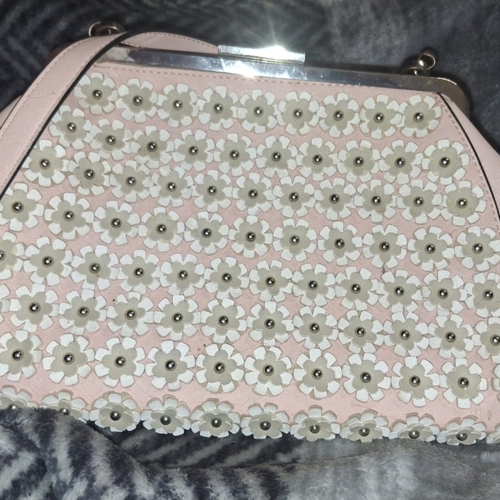 Catherine Malandrino Annabelle Frame Satchel 3D Floral